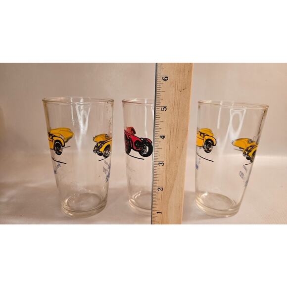 Set Of 3 Jaguar & Cunningham Glasses - Picture 5 of 5